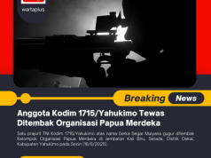 Anggota Kodim 1715/Yahukimo Tewas Ditembak Organisasi Papua Merdeka  Anggota Kodim 1715/Yahukimo Tewas Ditembak Organisasi Papua Merdeka