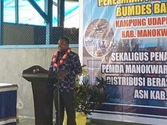 Samonsabra Hadiri Peresmian Pabrik Penggilingan Singkong di Prafi Manokwari Samonsabra Hadiri Peresmian Pabrik Penggilingan Singkong di Prafi Manokwari
