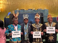 Free Papua 'Manyala' di Sidang Bangsa Pribumi, Octovianus Motte Nyalakan Semangat Pembebasan Free Papua 'Manyala' di Sidang Bangsa Pribumi, Octovianus Motte Nyalakan Semangat Pembebasan