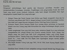 Geger, Surat Terbuka MUI Kota Sorong Kepada  Cawapres 01 Geger, Surat Terbuka MUI Kota Sorong Kepada  Cawapres 01
