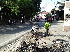 Ini Data Sementara  Kerusakan Disertai Pembakaran Pasca Aksi Unjuk Rasa Anarkis di Kota Jayapura