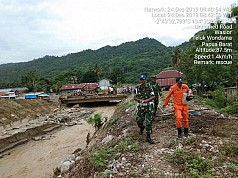 Basarnas: Tidak ada korban jiwa banjir Wasior