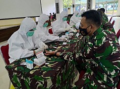 Deteksi Dini Covid-19, Seluruh Jajaran Kodam Cenderawasih Ikut Rapid Test Deteksi Dini Covid-19, Seluruh Jajaran Kodam Cenderawasih Ikut Rapid Test