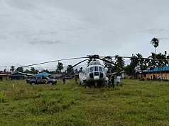 Cuaca Buruk, Helikopter Tujuan Mimika Mendarat Darurat di Nimbokrang