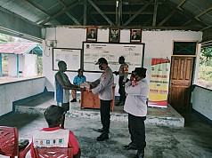 Wakapolres Sarmi Lakukan Tatap Muka dengan Kelompok Tani di Kampung Asyaf