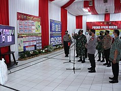 Panglima TNI dan Kapolri Semangati Warga Semarang yang Jalani Isolasi Mandiri