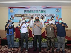 Hadiri Rapat Persiapan Hitung Mundur Peparnas XVI, Wakapolda Ingatkan Disiplin Prokes Hadiri Rapat Persiapan Hitung Mundur Peparnas XVI, Wakapolda Ingatkan Disiplin Prokes