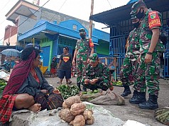 Akitivitas Pasar Wouma Wamena Kembali Ramai Pasca Konflik Warga