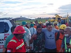 Helikopter yang tengah melayani Puskesmas Keliling di pedalaman Papua Alami Crash Landing