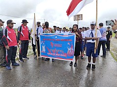TNI Turut Berpatisipasi di Kegiatan Karnaval Meriahkan Hut ke-77 RI di Nduga TNI Turut Berpatisipasi di Kegiatan Karnaval Meriahkan Hut ke-77 RI di Nduga