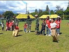 Jalin Kekompakan, Yonif 756/WMS Gelar Berbagai Lomba Hut Kemerdekaan Jalin Kekompakan, Yonif 756/WMS Gelar Berbagai Lomba Hut Kemerdekaan