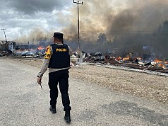 Ini Pemicu Aksi Pembakaran Puluhan Kios dan Motor di Pasar Waghete Deiyai