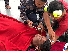 Sempat Hilang saat Speedboat Tenggelam, Danramil 1709-05 Barapasi Ditemukan Selamat Sempat Hilang saat Speedboat Tenggelam, Danramil 1709-05 Barapasi Ditemukan Selamat