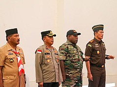 Pengukuhan Ketua Kwartir Cabang Jayawijaya, Dandim Tegaskan Siap Dukung Setiap Program Pramuka