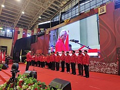 Lantik Pengurus DPD PDIP Papua, Kamaruddin Watubun: Pemilu 2024 Harus Menang!