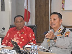 Polresta Jayapura Paparkan Kesiapan Pengamanan Kamtibmas Selama Ramadhan Dihadapan Anggota DPRD