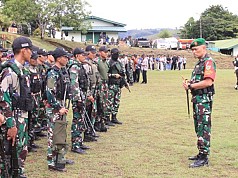 Pimpin Apel Gelar Pasukan, Danrem JO Berharap Masyarakat Turut Amankan Kunjungan Presiden ke Papua Pimpin Apel Gelar Pasukan, Danrem JO Berharap Masyarakat Turut Amankan Kunjungan Presiden ke Papua