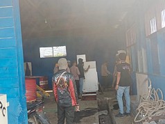 Percobaan Pembakaran Kantor PLN Moenamani Dogiyai, Polisi Intensifkan Patroli Percobaan Pembakaran Kantor PLN Moenamani Dogiyai, Polisi Intensifkan Patroli