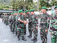 Kasrem Bayu: Prajurit Korem 172/PWY yang Naik Pangkat Hindari Pelanggaran Sekecil Apapun Kasrem Bayu: Prajurit Korem 172/PWY yang Naik Pangkat Hindari Pelanggaran Sekecil Apapun