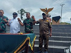 Peresmian Tugu Pancasila di Distrik Waris, Mengingatkan Sejarah Kembalinya Papua ke NKRI