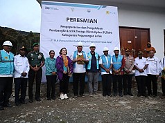 Peresmian PLTMH Anggi, Gubernur Waterpauw: Indonesia Terang, Papua Barat Terang, Pegunungan Arfak Terang