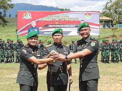 Mayor Inf Gunawan Kini Jabat Komandan Yonif 756/Wimane Sili Mayor Inf Gunawan Kini Jabat Komandan Yonif 756/Wimane Sili