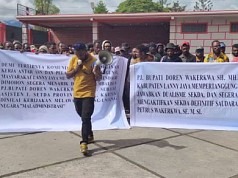 Penjabat Bupati Lanny Jaya Diminta Kembalikan Jabatan Sekda Defenitif  Kepada Petrus Wakerkwa 
