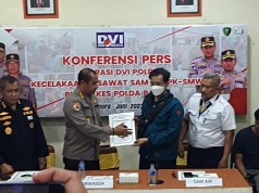 Tim DVI Polda Papua Umumkan Hasil Identifikasi Enam Jenazah Sam Air