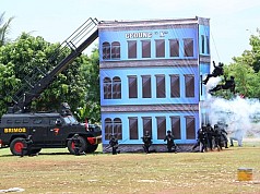 Polda Papua Gelar Simulasi Pengamanan Pemilu 2024 di Jayapura