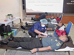 Aksi Donor Darah Korem 172/PWY, Peringati Hut ke-60 Aksi Donor Darah Korem 172/PWY, Peringati Hut ke-60