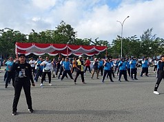 Meriahkan Hut Korpri ke-52 Tahun, ASN Papua Diminta Jaga Netralitas di Tahun Politik Meriahkan Hut Korpri ke-52 Tahun, ASN Papua Diminta Jaga Netralitas di Tahun Politik