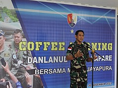 Jalin Silaturahmi, Danlanud SPR Gelar Coffee Morning Bersama Awak Media