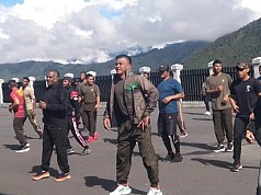 Hadiri Senam Bersama Pemda Puncak Jaya, Dandim: Jantung Sehat, Kolaborasi Mantap!