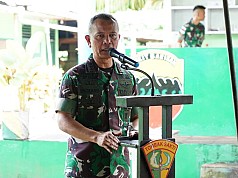 Kerusuhan di PNG, Pangkogabwilhan III Ingatkan Satgas Pamtas 122/TS Untuk Tingkatkan Pertahanan di Perbatasan