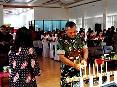 Pangdam Izak Hadiri Perayaan Natal Bersama Jajaran Kesdam XVII/Cenderawasih