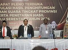 Pj Gubernur Papua Tengah Meminta Para Bupati Dorong Percepatan Rekapitulasi Penghitungan Suara