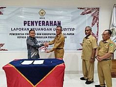 Pj Bupati Puncak Jaya Serahkan LKPD UnauditedJ TA 2023 Kepada BPK Papua Pj Bupati Puncak Jaya Serahkan LKPD UnauditedJ TA 2023 Kepada BPK Papua