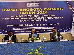 Kawal Pilkada Serentak 2024 di Tanah Papua, PERADI Jayapura Bentuk Satgas Hukum Kawal Pilkada Serentak 2024 di Tanah Papua, PERADI Jayapura Bentuk Satgas Hukum