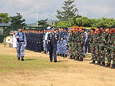 Danlanud Silas Papare Pimpin Upacara Peringatan HUT ke-78 TNI Angkatan Udara