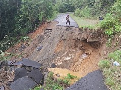 Respon Cepat Pemprov Papua Tengah dan PJN Nabire Atasi Longsor di Jalan Trans Paniai