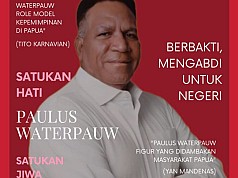 Paulus Waterpauw Untuk Papua Satu, Nitezen Kobarkan Semangat Menangkan Kaka Besar