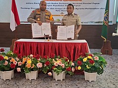 Kanwil BPN dan Polda Papua Jalin Kerjasama Tangani Persoalan Sengketa Tanah  Kanwil BPN dan Polda Papua Jalin Kerjasama Tangani Persoalan Sengketa Tanah