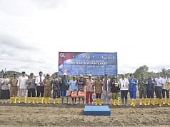 Dukung Ketahanan Pangan, Lantamal X Jayapura Buka Lahan Jagung 25 Hektar di Koya Barat Dukung Ketahanan Pangan, Lantamal X Jayapura Buka Lahan Jagung 25 Hektar di Koya Barat