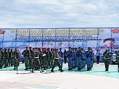 Kasdam XVII/Cenderawasih Pimpin Upacara Gelar Operasi Gaktib dan Yustisi Kasdam XVII/Cenderawasih Pimpin Upacara Gelar Operasi Gaktib dan Yustisi