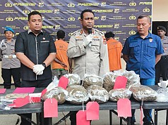 Kedapatan Bawa Ganja 7,5 Kg dan 4 Butir Peluru Shotgun, Tiga Orang Diamankan di Jayapura Kedapatan Bawa Ganja 7,5 Kg dan 4 Butir Peluru Shotgun, Tiga Orang Diamankan di Jayapura
