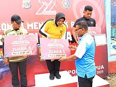 Polda Papua Gelar Lomba Menembak Pistol Ekhsibisi, Sambut Hari Bhayangkara ke-79 Polda Papua Gelar Lomba Menembak Pistol Ekhsibisi, Sambut Hari Bhayangkara ke-79