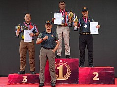 Danrem 172/PWY Raih Juara III Lomba Menembak Pistol Eksekutif Trisula Open Championship Danrem 172/PWY Raih Juara III Lomba Menembak Pistol Eksekutif Trisula Open Championship