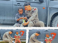 Sentuhan Humanis di Pegunungan Bintang: Satgas Damai Cartenz Dekatkan Diri dengan Anak-Anak Oksibil Sentuhan Humanis di Pegunungan Bintang: Satgas Damai Cartenz Dekatkan Diri dengan Anak-Anak Oksibil