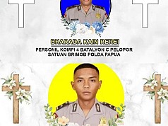 Dua Anggota Brimob Gugur Ditembak OTK di Puncak Jaya  Dua Anggota Brimob Gugur Ditembak OTK di Puncak Jaya