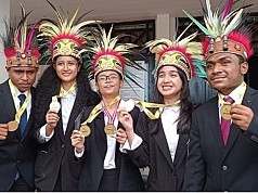 Raih Medali Emas, Pembuktian Pelajar Papua Barat di Kompetisi Tingkat Dunia
